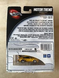 0856 Hot Wheels 100% Motor Trend Magazine Porsche 930 Turbo No 1/4 56575 Yellow