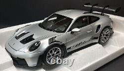 1/18 Diecast Porsche GT3 RS 2022 Silver