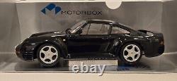 1/18 Exoto Motorbox 1986 Porsche 959 Black READ