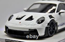 1/18 Fuelme Porsche 911(992) GT3RS White/ Blue Accent / MR, BBR, RWB, Spark