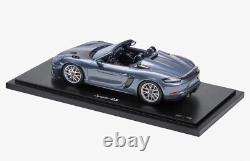 1/18 Porsche 718 Spyder RS 982 Vanadium Grey 2024 Diecast Spark WAP0212160RSPY