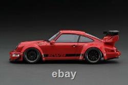 1/18 Porsche 911 964 RWB Wide Body Coupe 1990 Red Resin Ignition Model IG2457