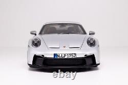 1/18 Porsche 911 992 GT3 2021 Norev Silver Diecast Model