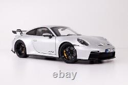 1/18 Porsche 911 992 GT3 2021 Norev Silver Diecast Model