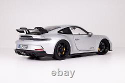 1/18 Porsche 911 992 GT3 2021 Norev Silver Diecast Model