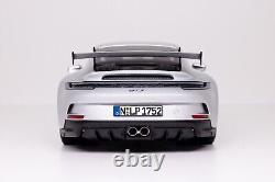 1/18 Porsche 911 992 GT3 2021 Norev Silver Diecast Model