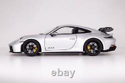 1/18 Porsche 911 992 GT3 2021 Norev Silver Diecast Model