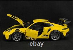 1/18 Porsche 911 992 GT3 RS Racing Yellow Model Dealer Edition WAP0212810RGT3