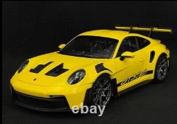 1/18 Porsche 911 992 GT3 RS Racing Yellow Model Dealer Edition WAP0212810RGT3