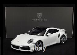 1/18 Porsche 911 (992) Turbo S 2021 White Model Car by Minichamps WAP0211620RTRB