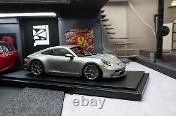 1/18 Porsche 911 GT3 Touring 992 70 Year Australia Fry Fish Silver