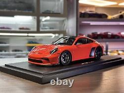 1/18 Porsche 911 GT3 Touring 992 Lava Orange Dealer Collector Edition