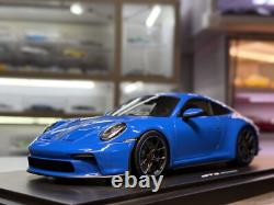 1/18 Porsche 911 GT3 Touring 992 Shark Blue Dealer Collector Edition