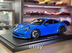 1/18 Porsche 911 GT3 Touring 992 Shark Blue Dealer Collector Edition