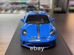 1/18 Porsche 911 GT3 Touring 992 Shark Blue Dealer Collector Edition