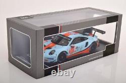 1/18 Scale IXO 911 GT3 RSR 991 24h of Le Mans 2018 #86 Gulf Livery Diecast Model