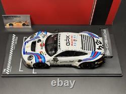 1/18 Scale IXO Porsche 911 GT3 R 24h Spa 2021 Martini Racing GPX Diecast Model