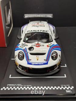 1/18 Scale IXO Porsche 911 GT3 R 24h Spa 2021 Martini Racing GPX Diecast Model