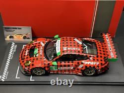 1/18 Scale IXO Porsche GT3 R #9 GTD 24h Daytona 2019 Pfaff Motorsports