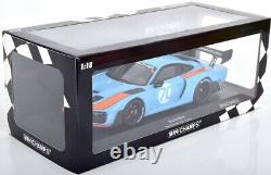 1/18 Scale Minichamps Porsche 935/19 Group South Gulf Blue Orange Diecast Model