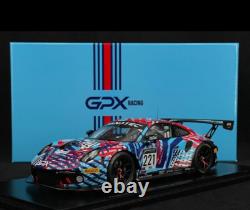 1/18 Scale Porsche 992 GT3 R GPX Martini Racing 24H Spa 2022 Model Car by Spark
