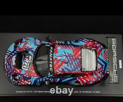 1/18 Scale Porsche 992 GT3 R GPX Martini Racing 24H Spa 2022 Model Car by Spark