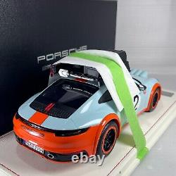 1/18 VIP Model Porsche 911 Carrera GTS Gulf Racing Rally Limtied 30 pcs