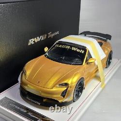 1/18 VIP Model Porsche Taycan RWB Gold