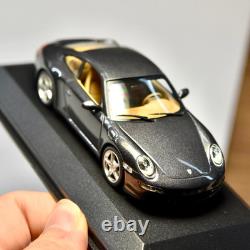 1/43 Dealer Porsche 911 Carrera (997) Grey 2007 Diecast Toy Car Minichamps Rare