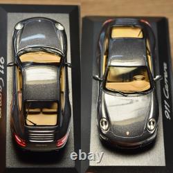 1/43 Dealer Porsche 911 Carrera (997) Grey 2007 Diecast Toy Car Minichamps Rare