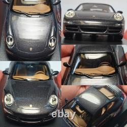 1/43 Dealer Porsche 911 Carrera (997) Grey 2007 Diecast Toy Car Minichamps Rare