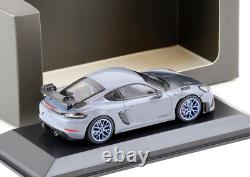 1/43 Porsche 714 Cayman GT4 RS 982 Artic Grey Model Car by Spark WAP0200010NGT4