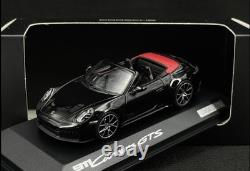 1/43 Porsche 911 992.2 Carrera GTS Cabriolet Black by Minichamps WAP0200290SCPE
