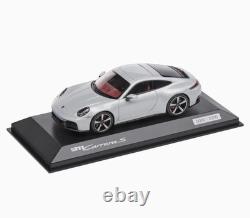 1/43 Porsche 911 992.2 Carrera S 2024 Ice Grey Model Car by Spark WAP0200210T911