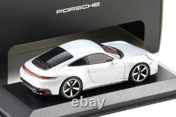 1/43 Porsche 911 992.2 Carrera S 2024 Ice Grey Model Car by Spark WAP0200210T911