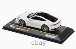 1/43 Porsche 911 992 Carrera S 2023 (White) Diecast by Minichamps WAP0200410SKAE