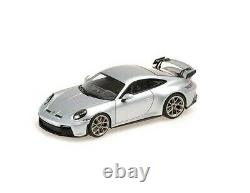 1/43 Porsche 911 (992) GT3 Coupe 2020 by Minichamps Silver 410069204 Limited ED