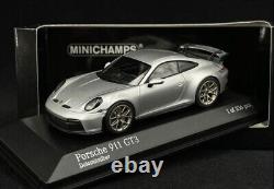 1/43 Porsche 911 (992) GT3 Coupe 2020 by Minichamps Silver 410069204 Limited ED