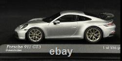 1/43 Porsche 911 (992) GT3 Coupe 2020 by Minichamps Silver 410069204 Limited ED