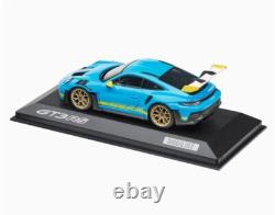 1/43 Porsche 911 992 GT3 RS 2023 Light Blue Model Car by Spark WAP0205110SGT3