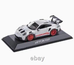 1/43 Porsche 911 992 GT3 RS Ice Grey Resin Model Car by Spark WAP0201530P001