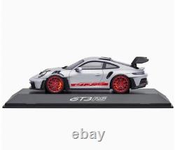 1/43 Porsche 911 992 GT3 RS Ice Grey Resin Model Car by Spark WAP0201530P001