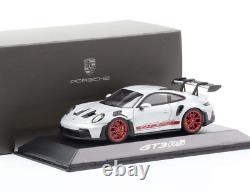 1/43 Porsche 911 992 GT3 RS Ice Grey Resin Model Car by Spark WAP0201530P001