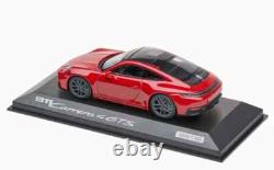1/43 Porsche 911 Carrera 4 GTS 992.2 Carmine Red Model by Spark WAP0200300SCPE