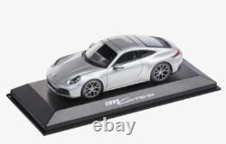 1/43 Porsche 911 Carrera 992.2 GT Silver 2004 Model Car by Spark WAP0200200SCPE