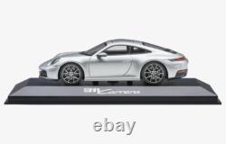 1/43 Porsche 911 Carrera 992.2 GT Silver 2004 Model Car by Spark WAP0200200SCPE