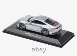 1/43 Porsche 911 Carrera 992.2 GT Silver 2004 Model Car by Spark WAP0200200SCPE