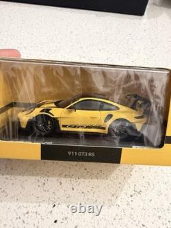 1/43 Porsche 911 GT3 RS (992) 2023 Racing Yellow Model Car Spark WAP0201530P008
