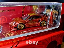 1/64 Inno64 LBWK Porsche 911 (997) GT3 2022 Chinese New Year Tiger withfigure