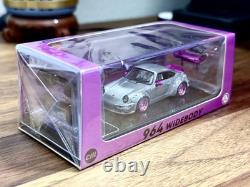 1/64 RAW CHASE CM Model Indonesia Exclusive Porsche RWB 964 Pink Metallic
